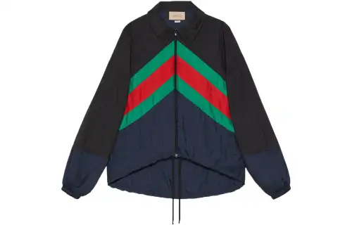 GUCCI Jackets Women's Blue Lapel Moderate Other