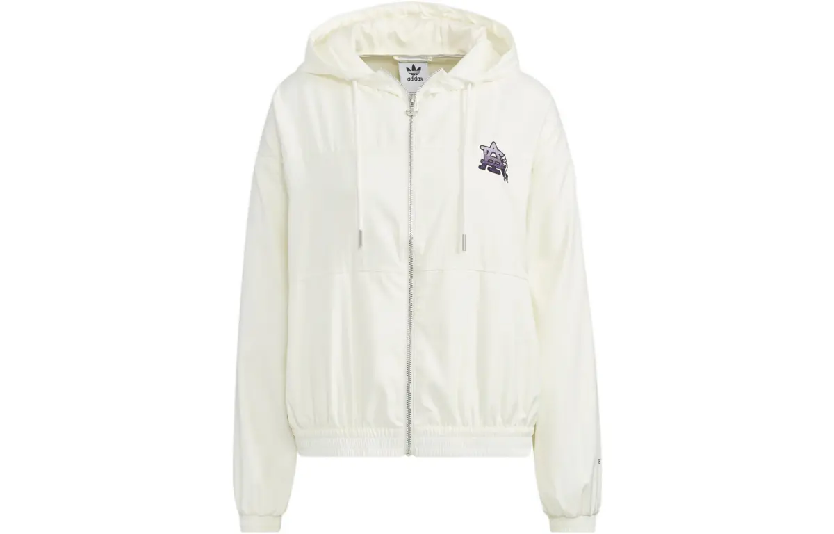 Adidas Originals MODERN COLLEGIATE Jackets Women's White Hooded Moderate Other