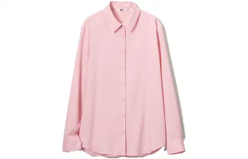 UNIQLO Shirts Women's Pink Square Collar Moderate Other