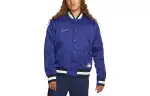 Nike Sb X Mlb Varsity Skate Jacket Deep Royal Blue/Black/White/White