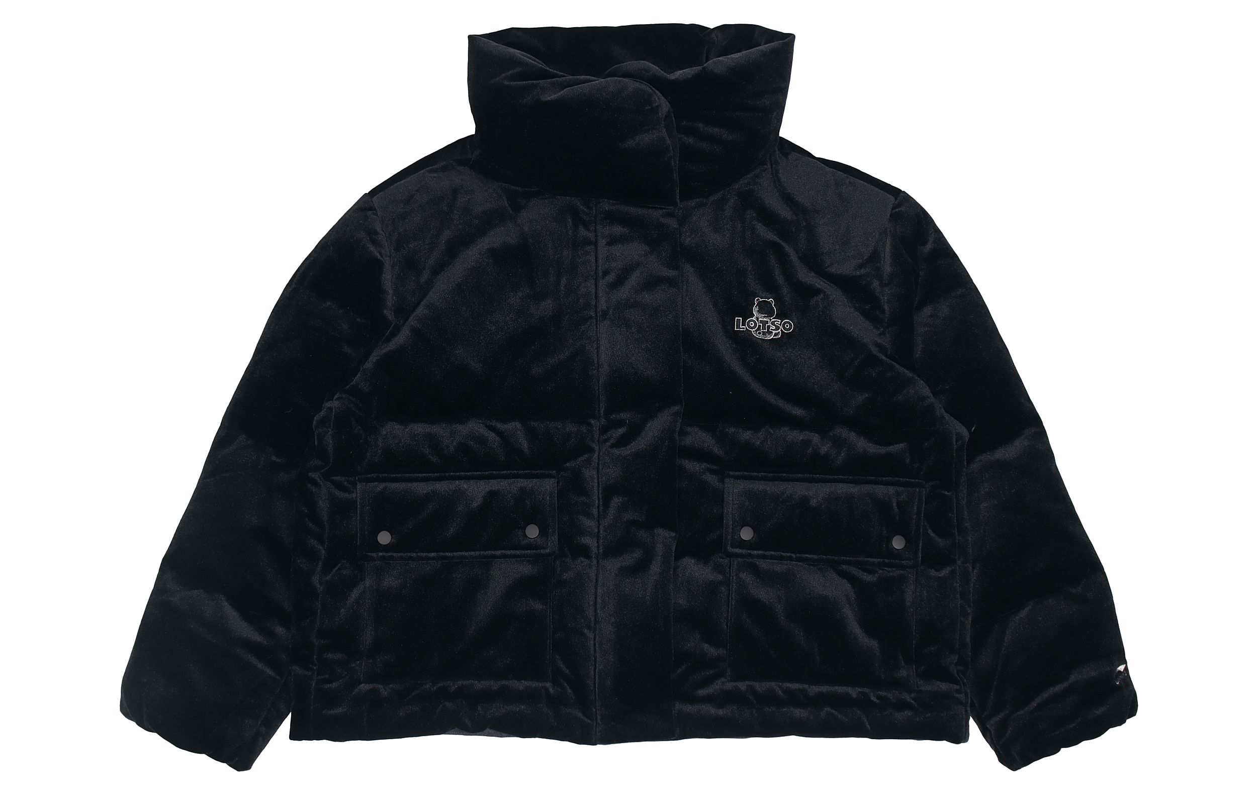 Li Ning, Disney, strawberry, solid winter black down jacket