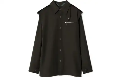【Previous Season】wool gabardine shirt