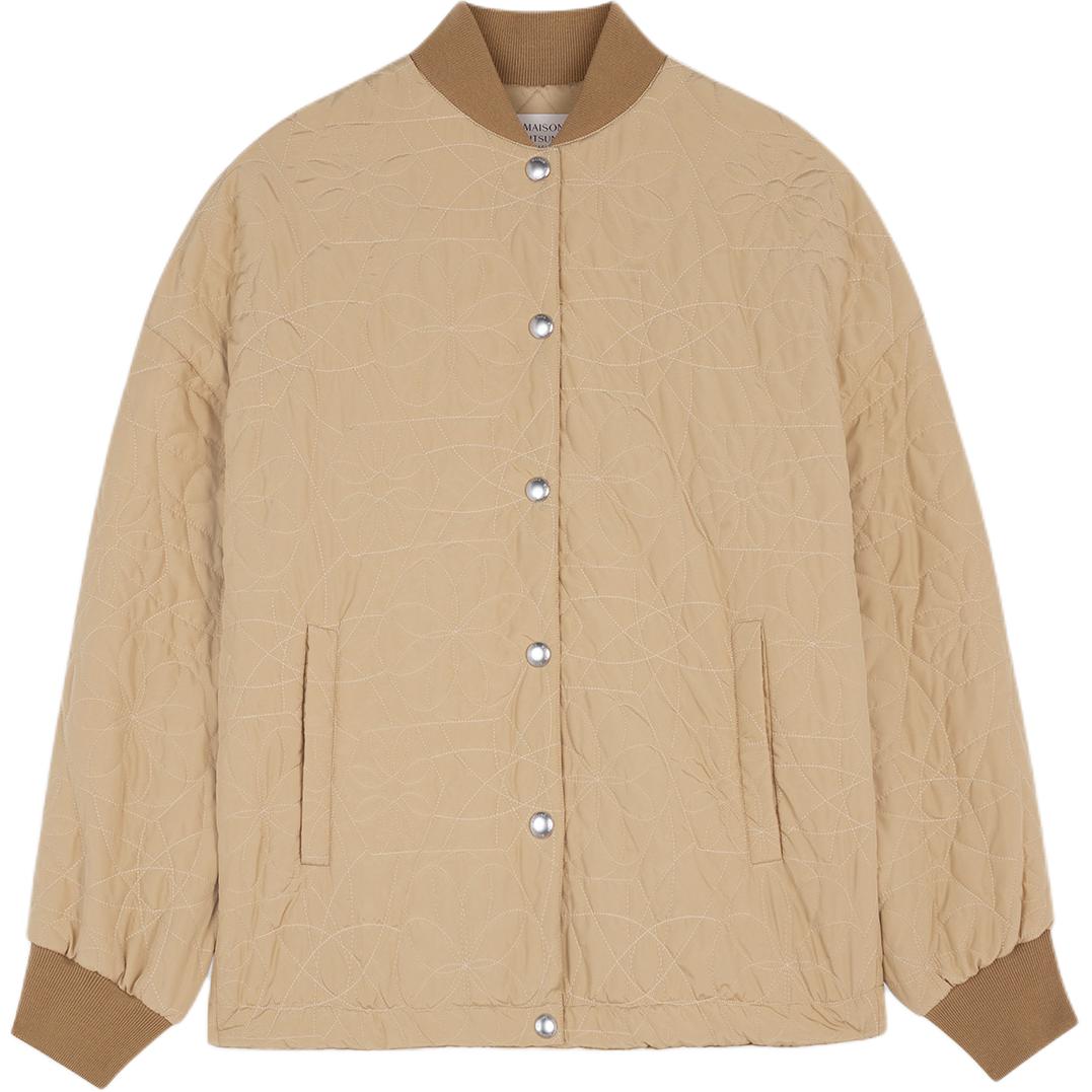 Женская куртка Maison Kitsune FW24 (бежевая)