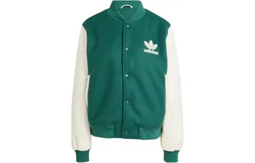 Adidas Originals Vrct Graphic Jacket Jackets & Coats Women's Forest Green