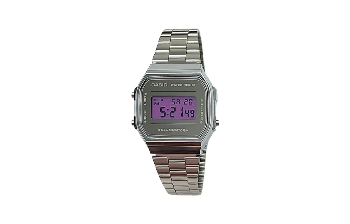 CASIO Custom Collection Quartz Movement Stainless Steel Strap Watch Men's Watches Silver Dial