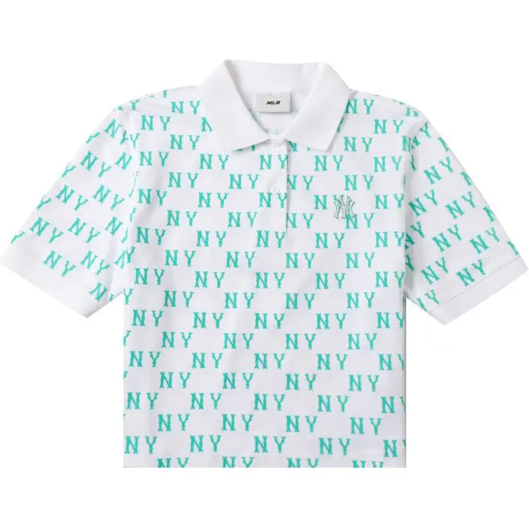 MLB New York Yankees Polo Shirt Women's Ecru
