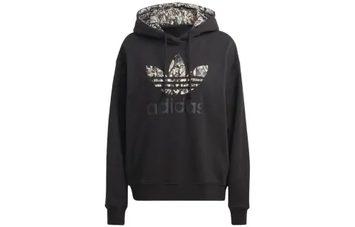 Adidas Originals Sweatshirts Women's Black Hooded Moderate Other