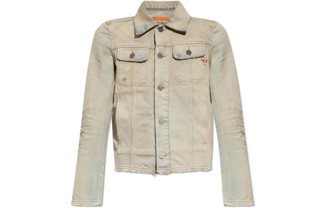DIESEL De Bonny S1 Frayed Edge Denim Jacket