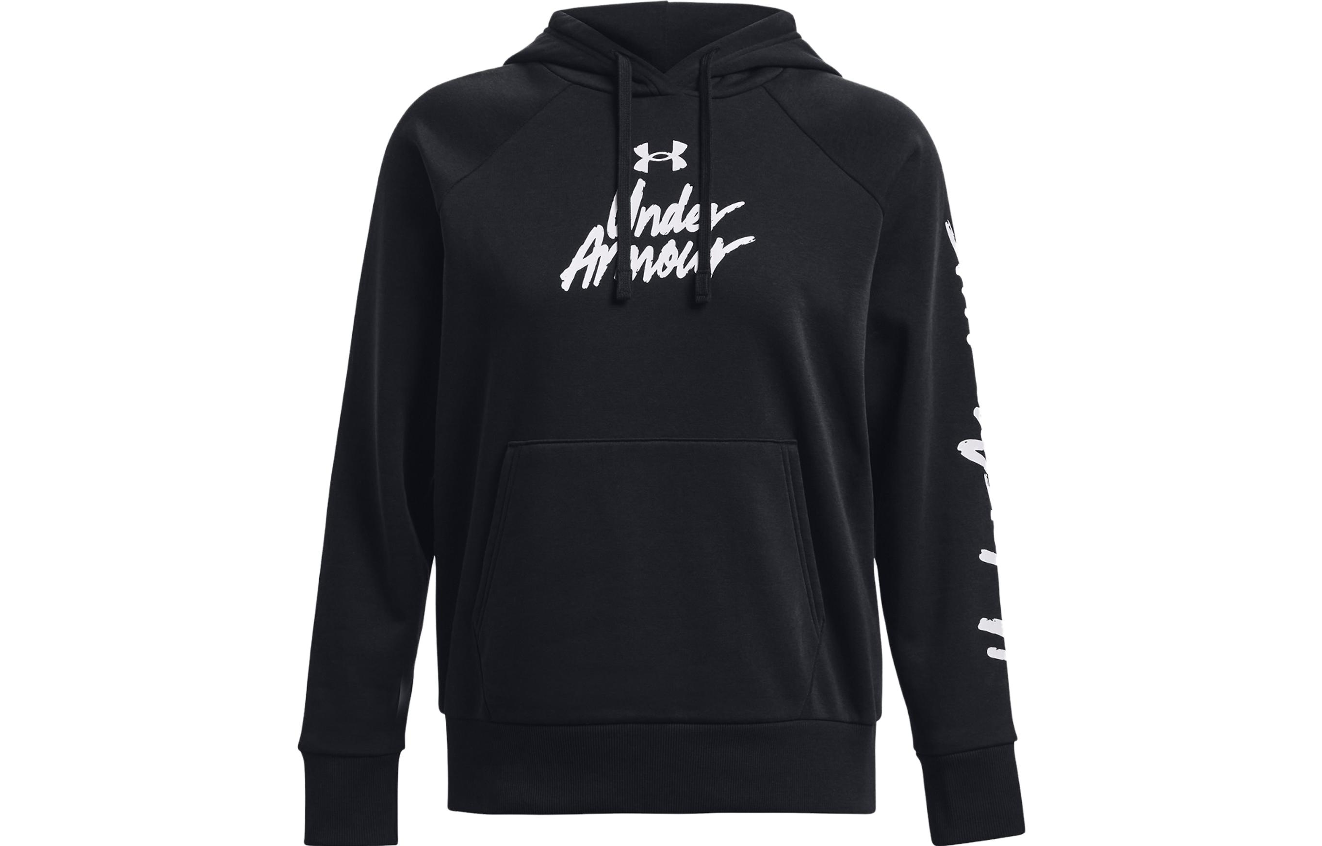 Женское худи Under Armour Rival Fleece Graphic (черное)