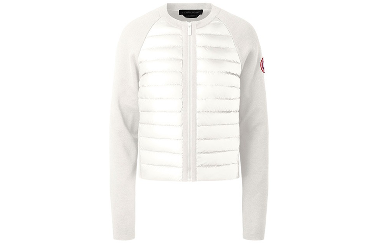 Canada Goose Velvet windproof waterproof base knitted white down jacket, duck down, city style