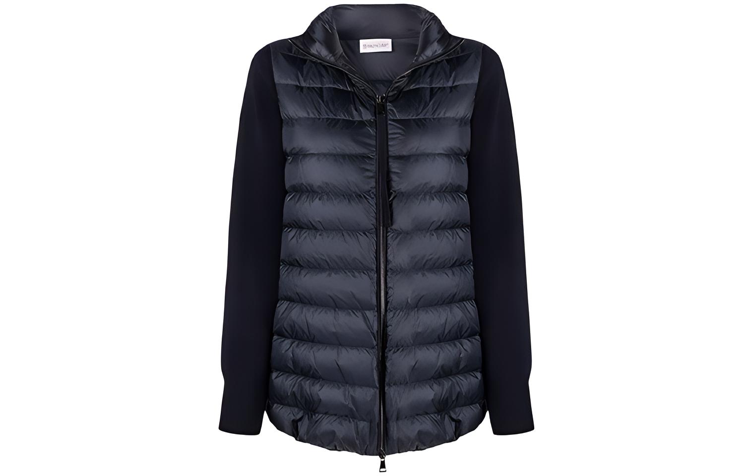 Женский пуховик Moncler (синий)