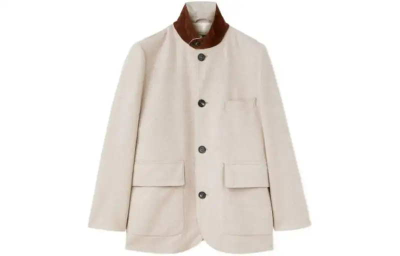 Loro Piana Mini Roadster Jacket Jackets & Coats Women's Light Gray