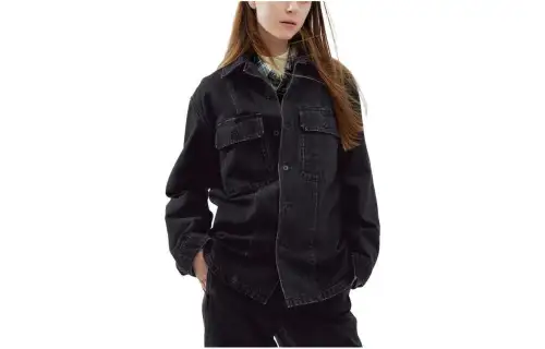 UNIQLO FW23 U Shirts Women's Dark Gray V Neck Moderate Other