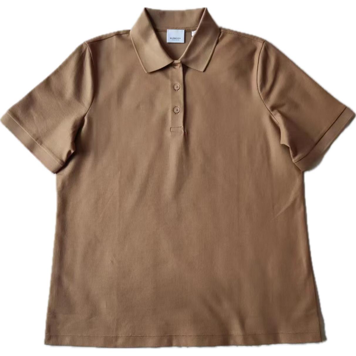 Женская футболка Burberry (коричневая)