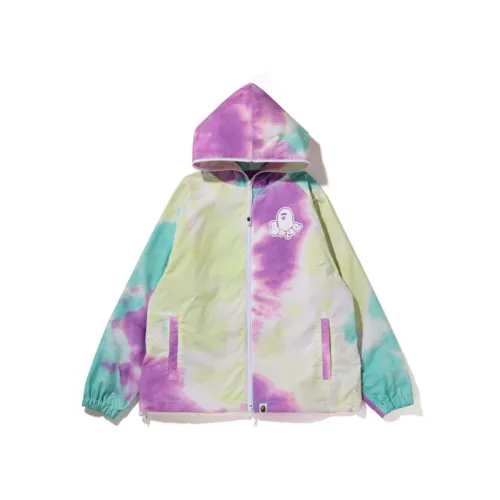 A BATHING APE Jackets Women's Multicolor MLX Hooded Moderate Straight Fit