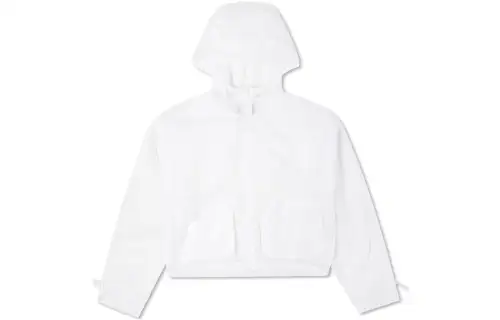 Converse Jackets Women's White Hooded Thin Other