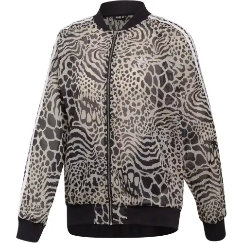 Adidas Originals TRACK TOP Jackets & Coats Women's Light Ecru/Tin/Black