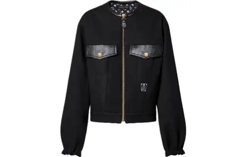 LOUIS VUITTON Cotton Drill Frill Sleeve Jacket