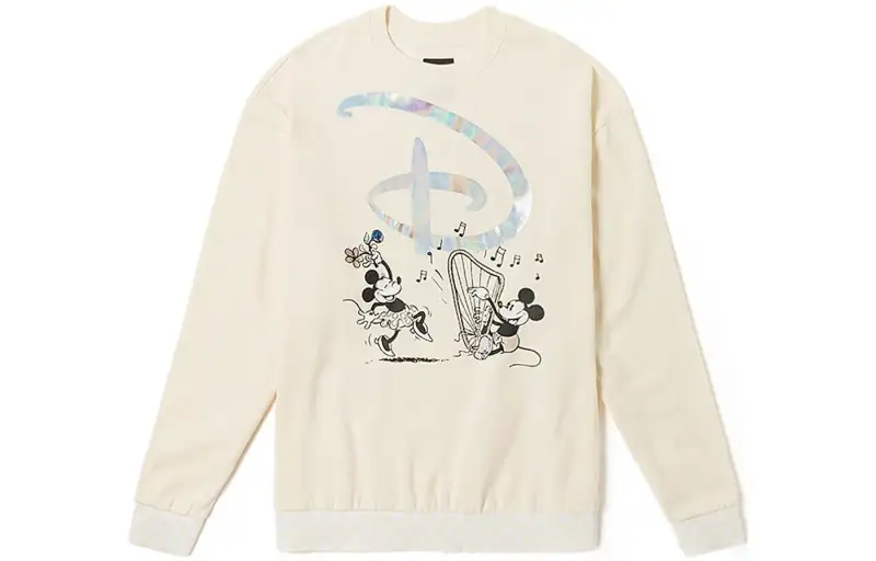 Vans X Disney Sweatshirts Women's Vintage White Crew Neck Moderate Other