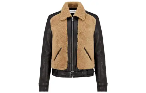 DIOR Jackets Women's Black Lapel Moderate