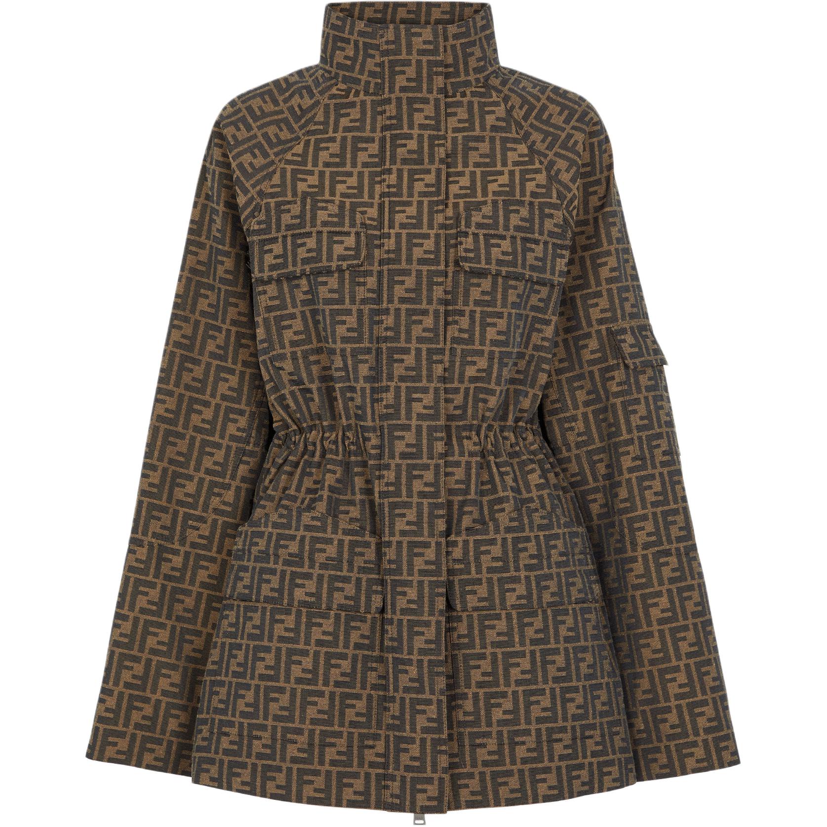 Женская куртка Fendi FENDI FW24 (коричневая)