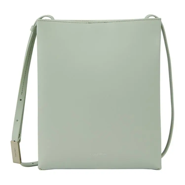 CALVIN KLEIN Cow Leather Shoulder Bag Women's Green