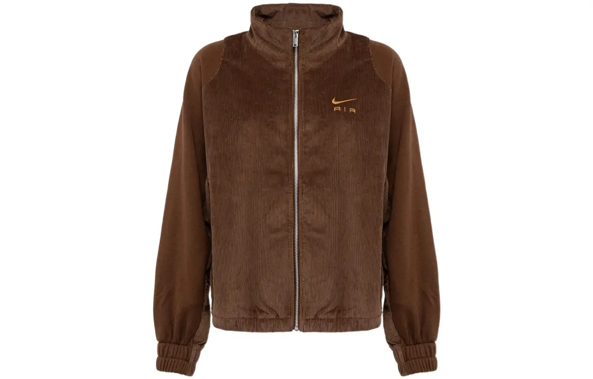 Nike Jackets Women's Brown Stand Collar Moderate Other