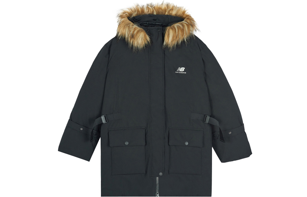 Женский пуховик New Balance (черный)