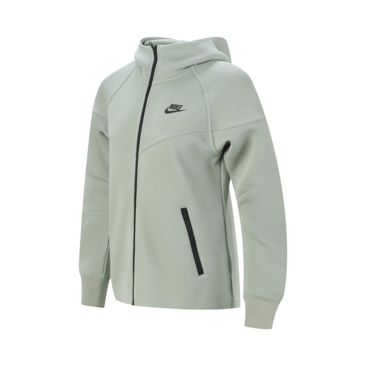 Женская куртка Nike TECH FLEECE (зеленая)