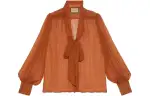 GUCCI Shirts Women's Flame Orange Moderate Shirt