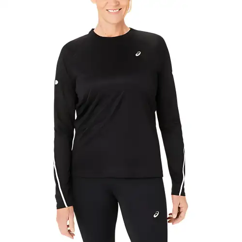 Asics ROADLITE SHOW Raglan Sleeve T Shirt Women's Black