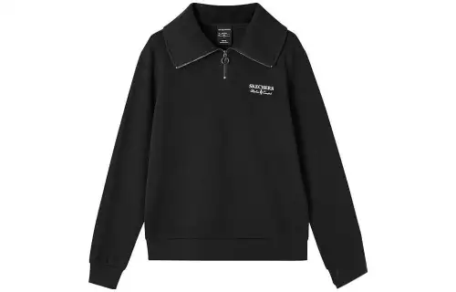 Skechers Elegant Diamond Collection Sweatshirt Women's Carbon Black
