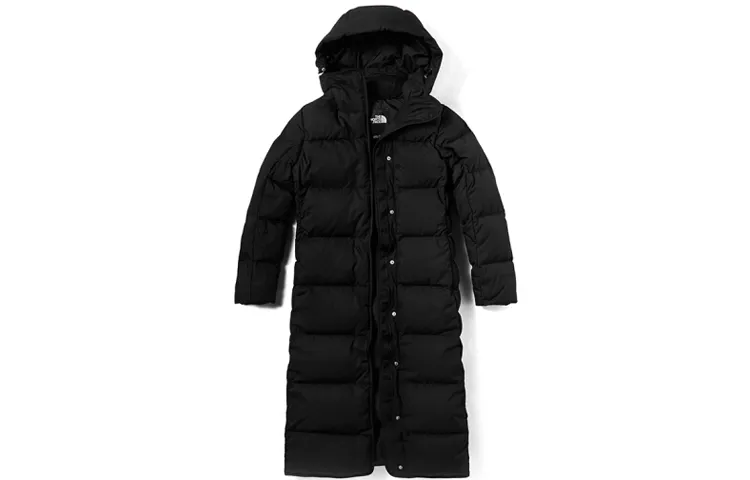 THE NORTH FACE Down Jackets Women's Black Hooded Moderate
