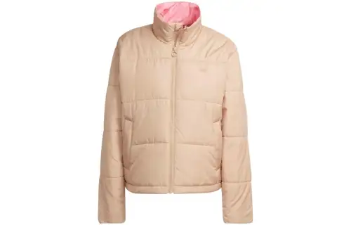 Adidas Originals Jackets Women's Khaki Stand Collar Moderate Other