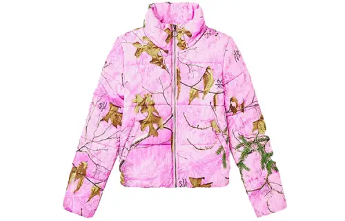 Vans Down Jackets Women's Pink Stand Collar Moderate Other