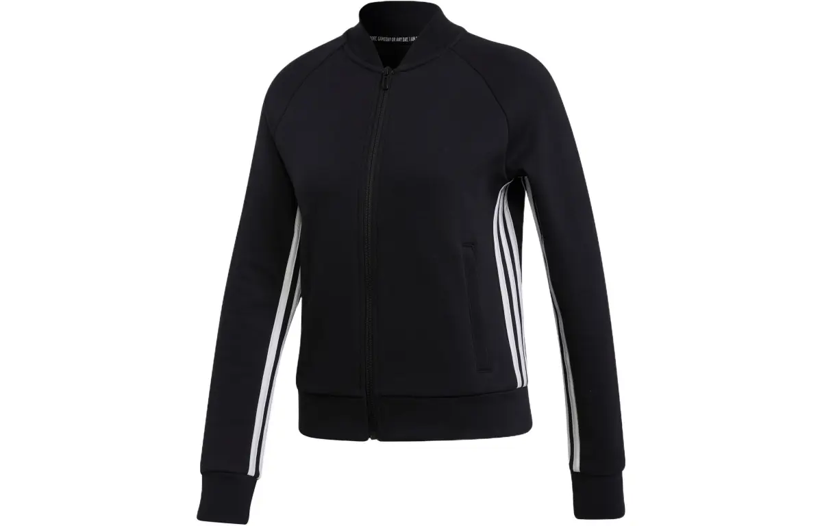 Adidas Jackets Women's Black Stand Collar Moderate Other