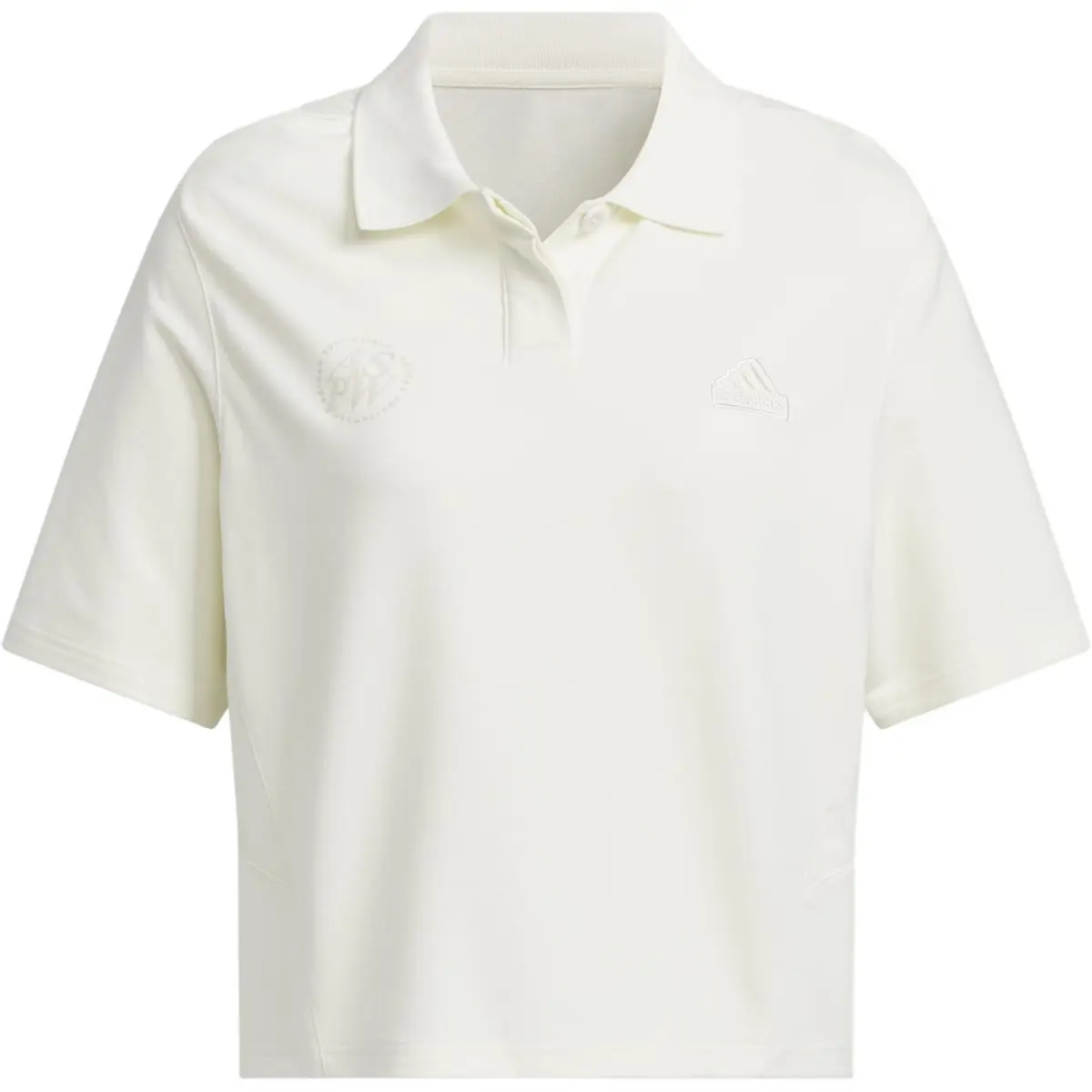 Adidas Polo Shirt Women's Jade White