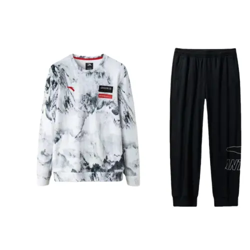 ANTA Casual Sportswear Unisex Crew Neck Moderate