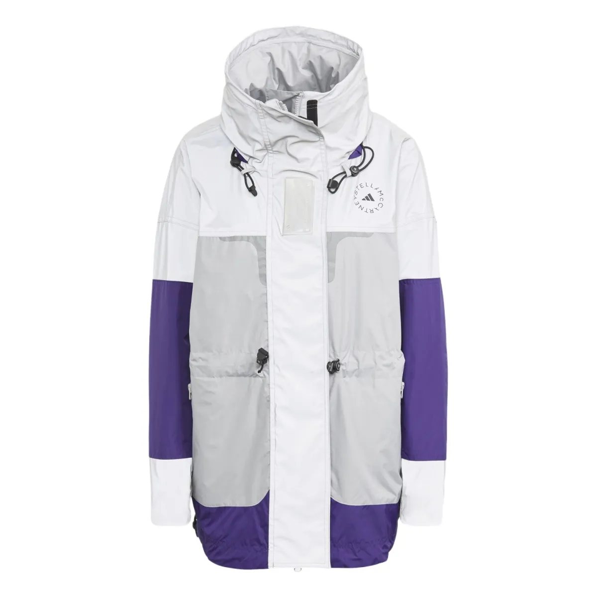 Adidas Stella Jackets & Coats Women's Dark Silver Gray/Light Blue Gray/Collegiate Purple