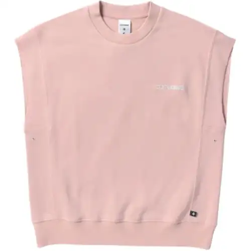 Converse T Shirts Women's Pink Crew Neck Moderate