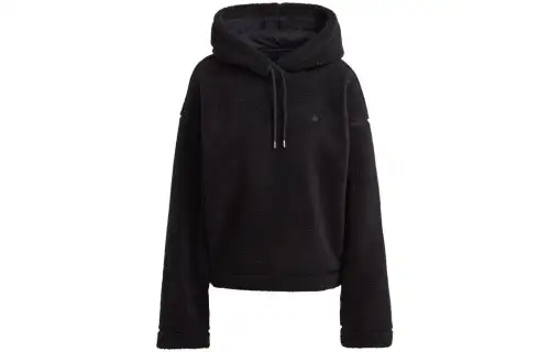 Adidas Originals ESSENTIALS Sweatshirts Women's Black Hooded Moderate Regular