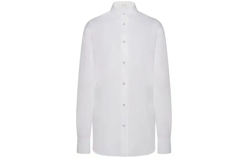 THE ROW Shirts Women's White Lapel Moderate Other