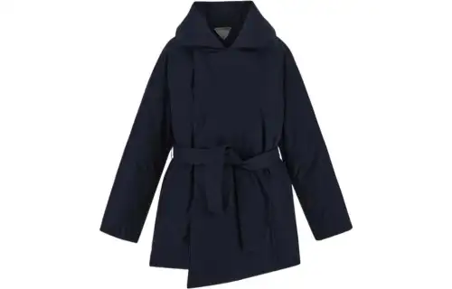 Bottega Veneta Jackets Women's Blue Lapel Moderate Other