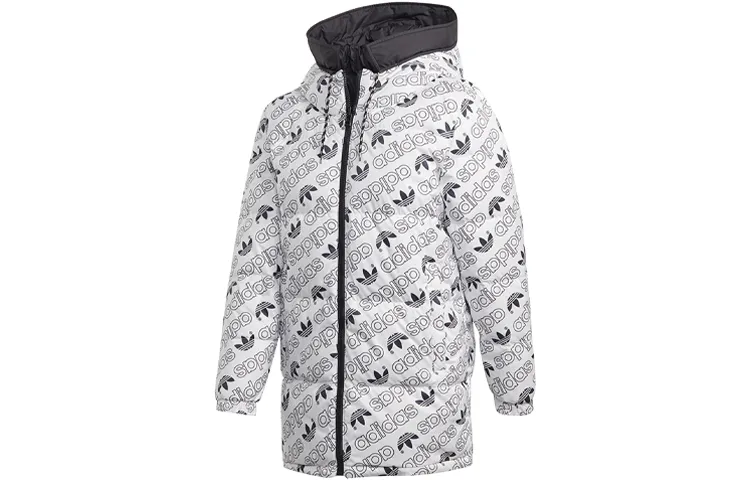 Adidas Originals Down Jacket Winter Women's Black White