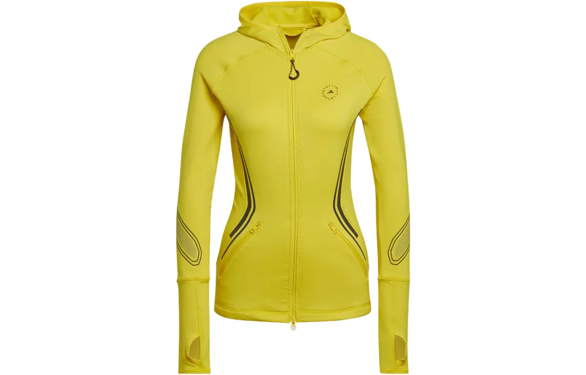 Adidas Jackets Women's Yellow Hooded Moderate Other