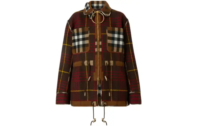 Burberry Jackets Women's Dark Brown Lapel Moderate Other