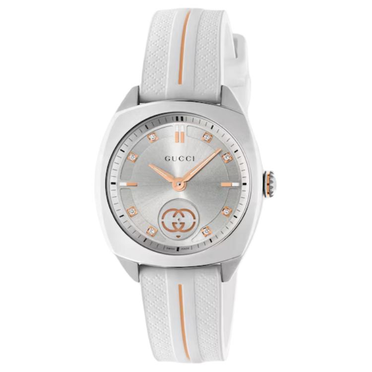 часы Gucci Interlocking 29mm (серебристый)