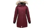 Canada Goose Shelburne Down Jacket Parka Coat Women's Burgundy