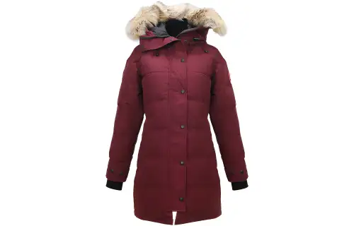 Canada Goose Shelburne Down Jacket Parka Coat Women's Burgundy