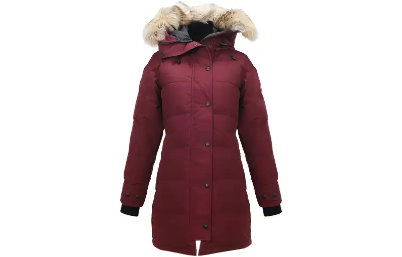Canada Goose Shelburne Down Jacket Parka Coat Women's Burgundy